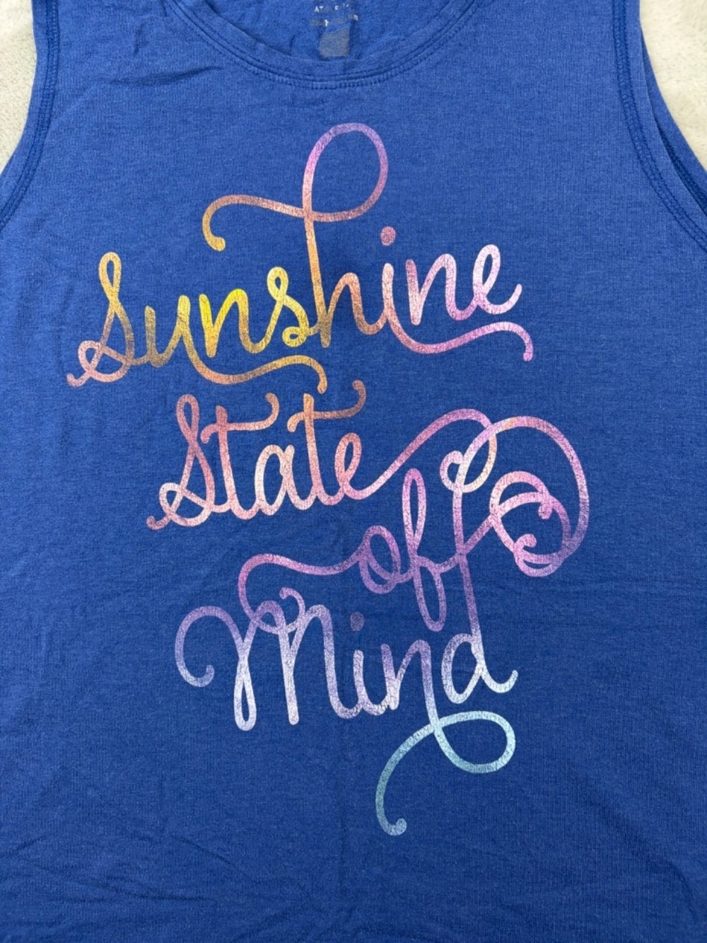 Raw Threads Athletics Custom "Meg" Sleeveless Tank Top Women's L - Picture 2 of 7